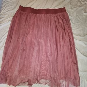 Torrid pink tulle skirt